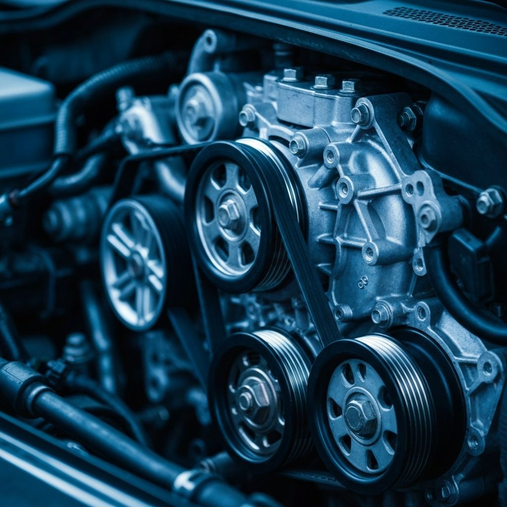 سائق يلاحظ صوتاً غير طبيعي عند تشغيل مكيف السيارة