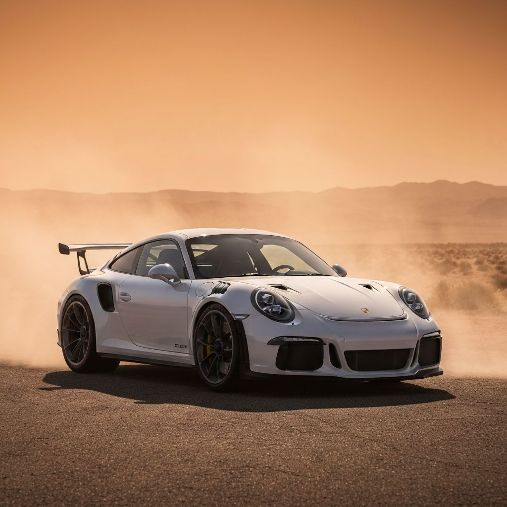 سيارة في يوم صيفي حار مع تشغيل المكيف