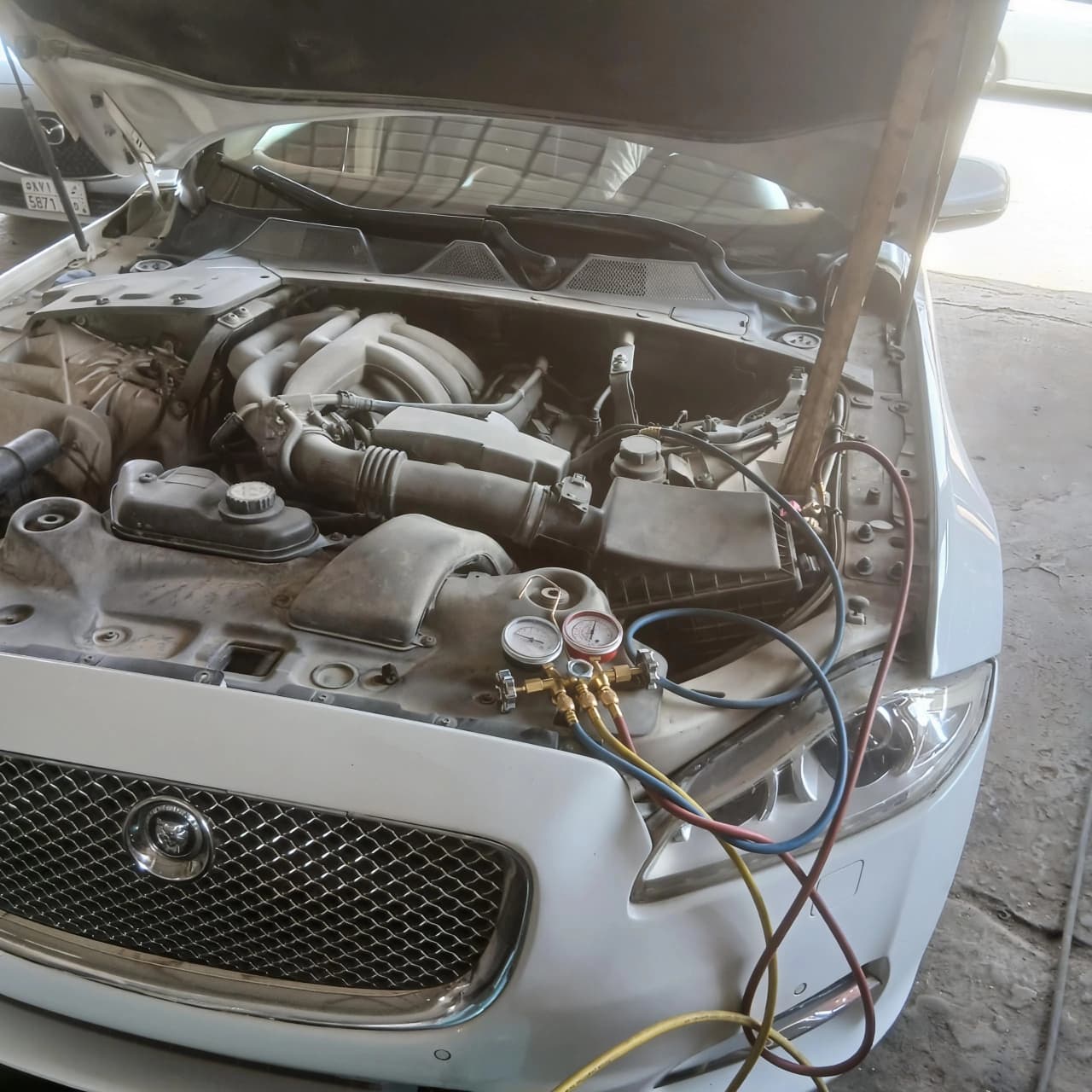 سيارة مخدومة في المركز المعتمد رقم 11