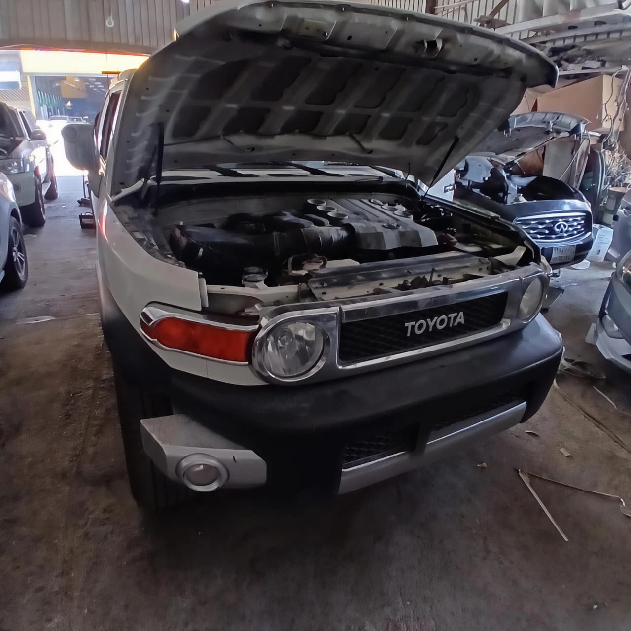 سيارة مخدومة في المركز المعتمد رقم 19