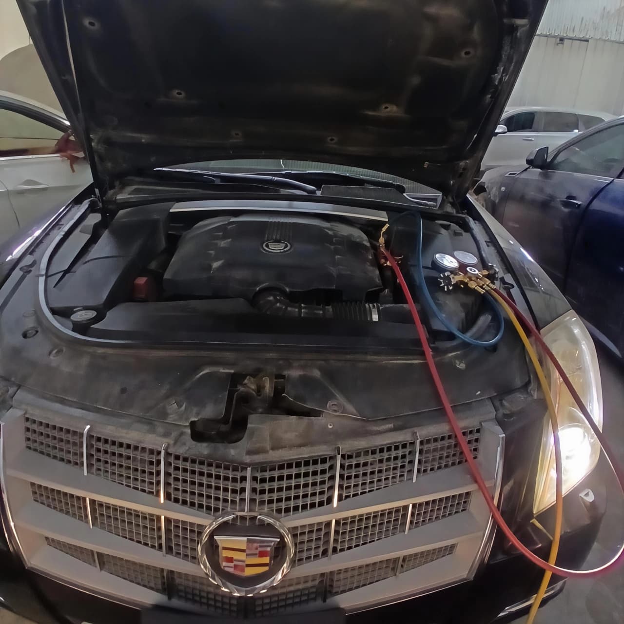 سيارة مخدومة في المركز المعتمد رقم 20